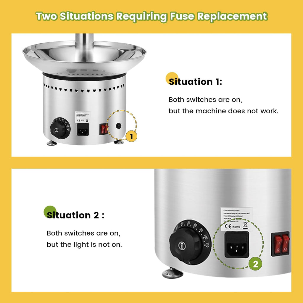 Commercial Chocolate Fountain 5 Tiers Stainless Steel S12057