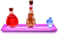LED Lighted Liquor Bottle Display Shelf, 24-inch LED Bar Shelves for Liquor, Lighted Liquor Bottle Shelf for Home/Commercial Bar, Acrylic Lighted Bottle Display with Remote&APP
