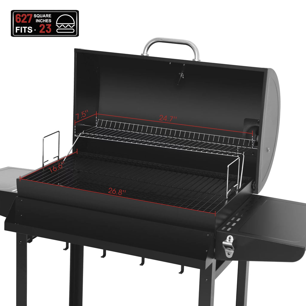 Royal Gourmet CC1830T 30" Barrel Charcoal Grill A528
