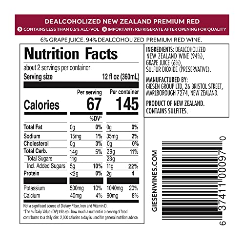 GIESEN 0% Non-Alcoholic Premium Red, 750 ML P752