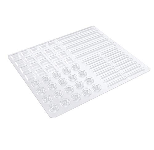 Cabinet Door Bumpers, 122 PCS Clear Self-Adhesive Rubber Pads, Multi-Shape F35531