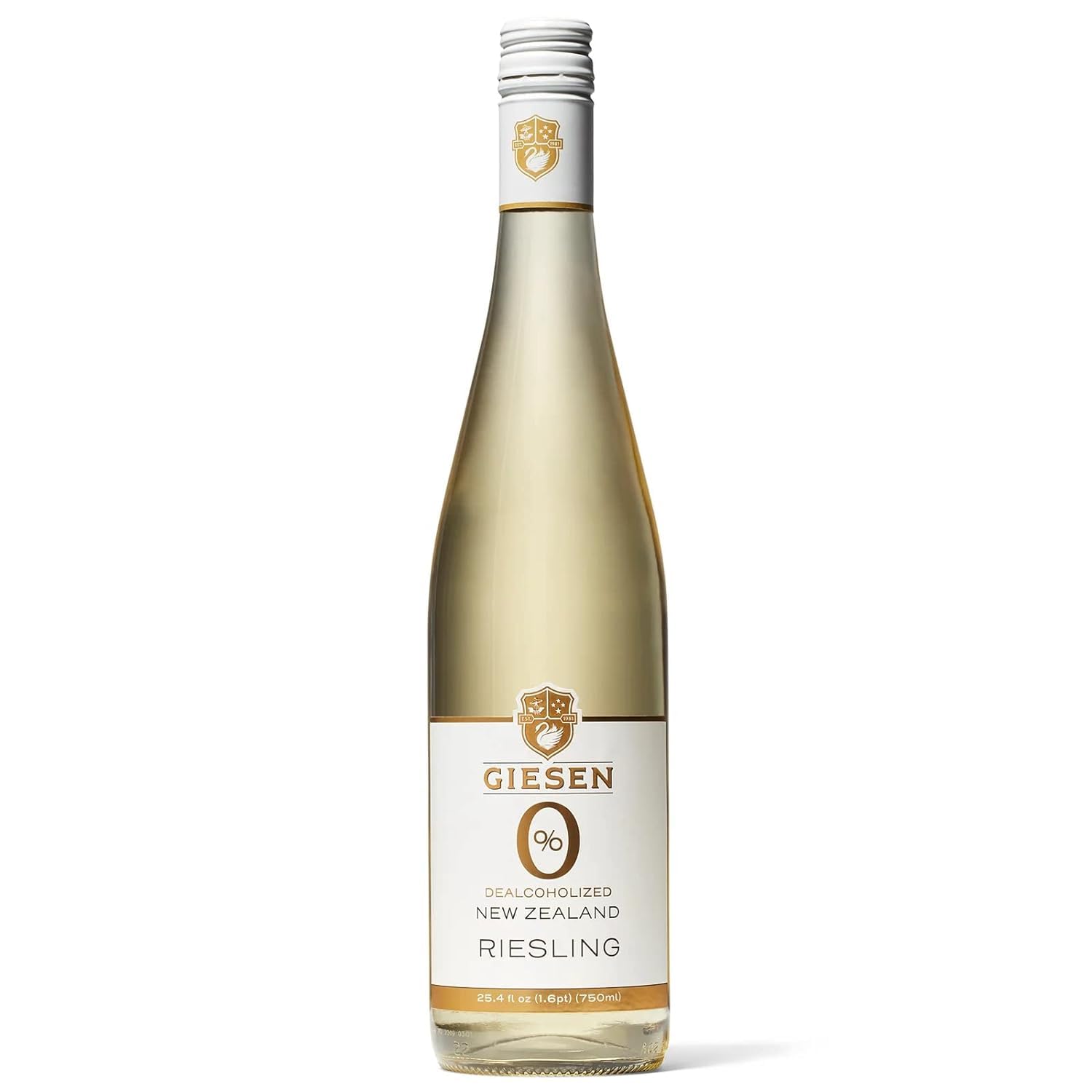 Giesen Non-Alcoholic Riesling, Low Calorie, Grapes From Marlborough and Waipara in New Zealand, 750 ml (25.4 oz)