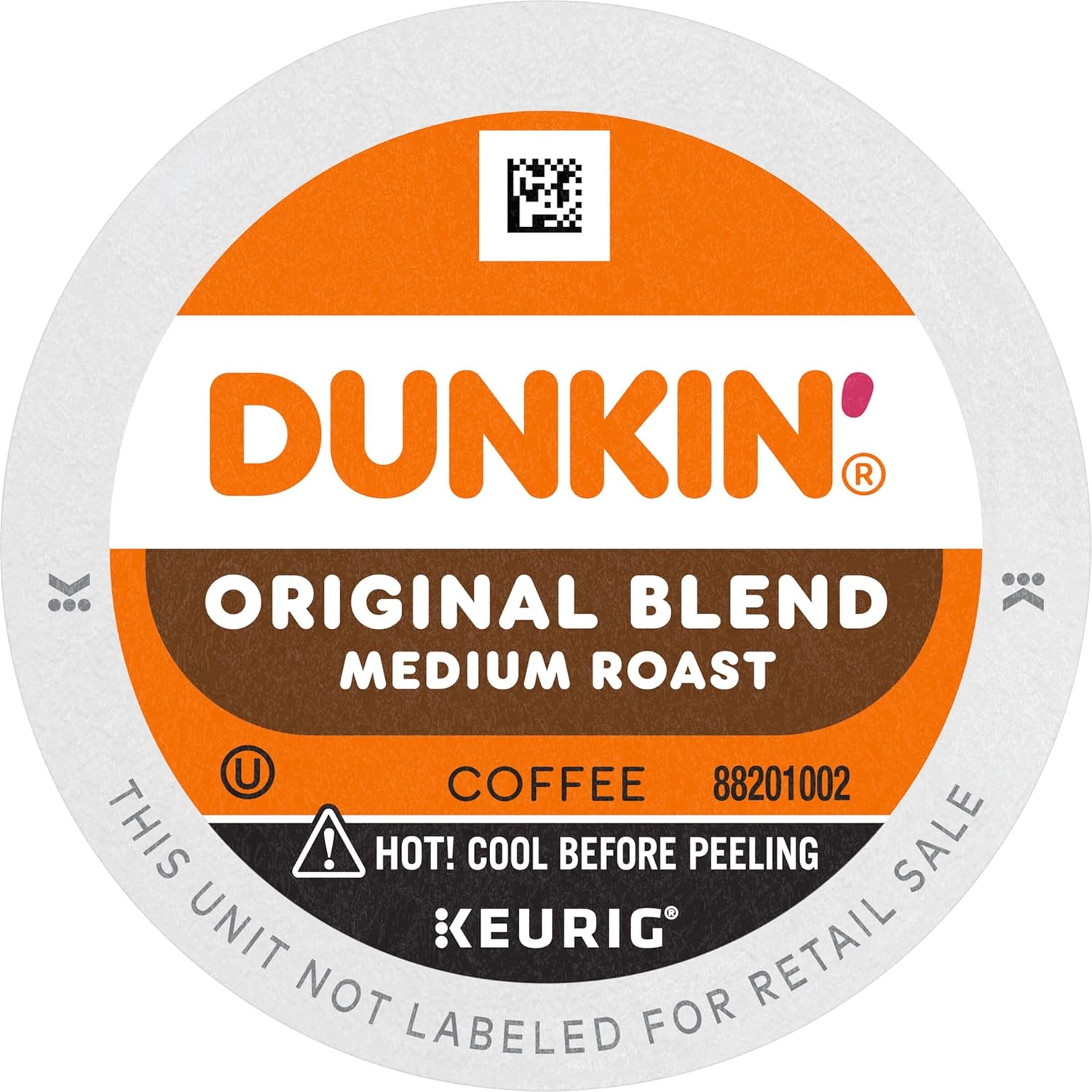Dunkin' Original Blend Medium Roast Coffee, 88 K-Cup Pods Q91334