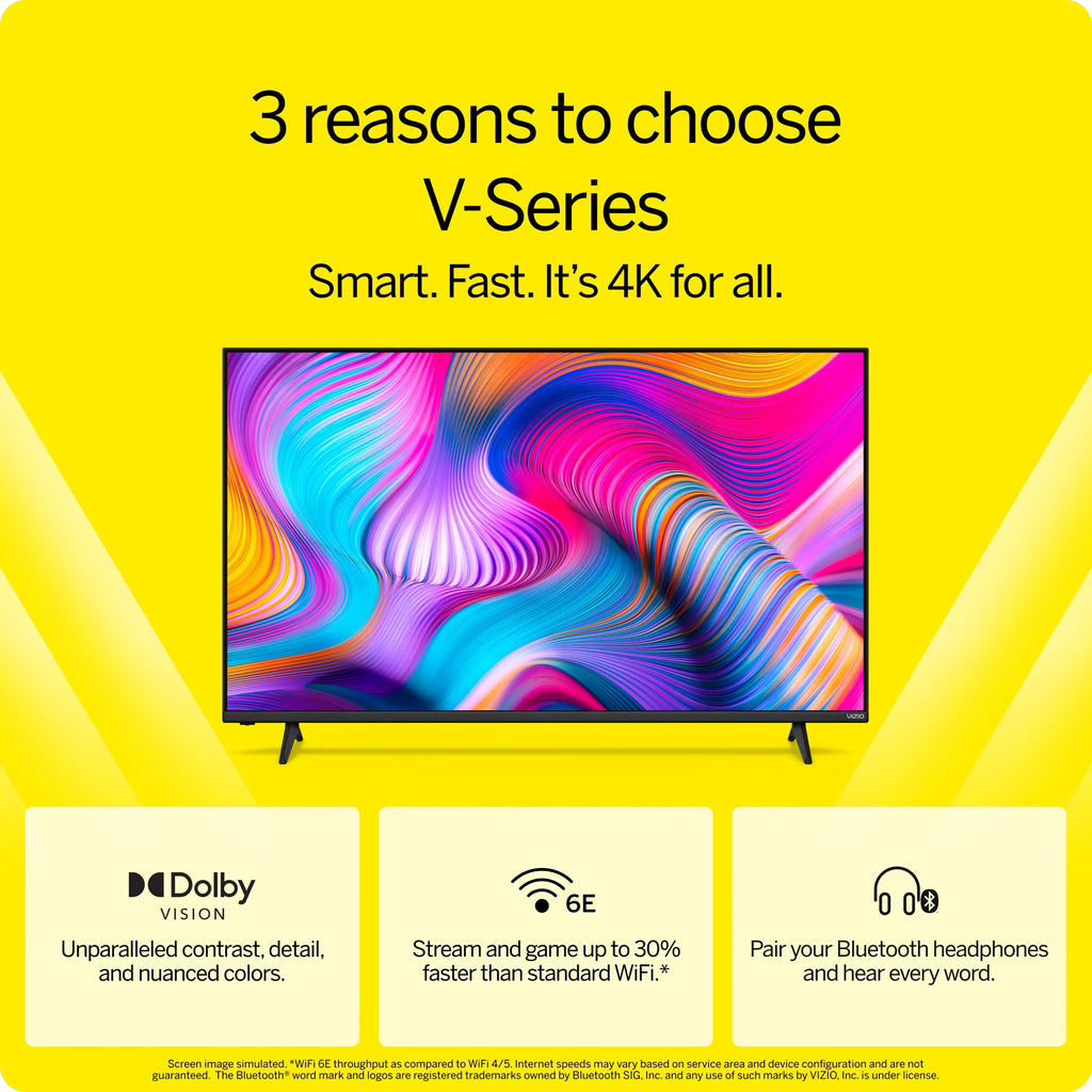 VIZIO 65" Class V-Series 4K LED HDR Smart TV V655M-K03 U46406