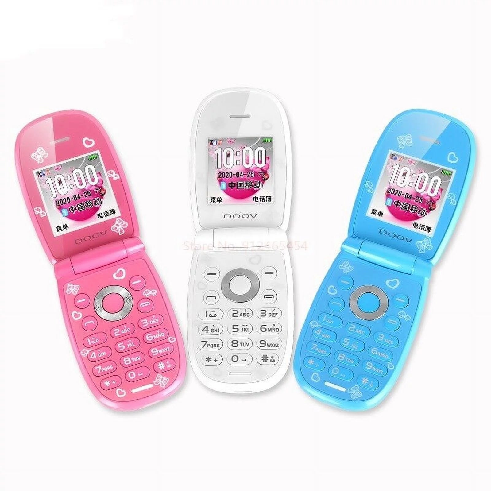 W88 Kawaii Flip Phone Super Small 2G GMS Cellphone D474874