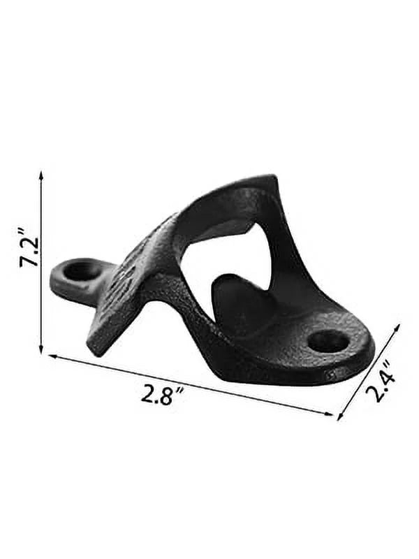 VEVOR Wall Mounted Bottle Opener Set of 100pcs Rustic Cast Iron Vintage Finish O8257