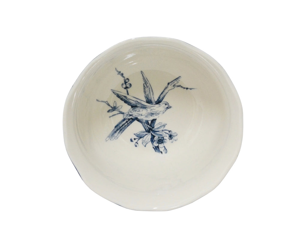 Adelaide Square Porcelain Dinnerware Set, 16-Piece, Blue Toile L8505