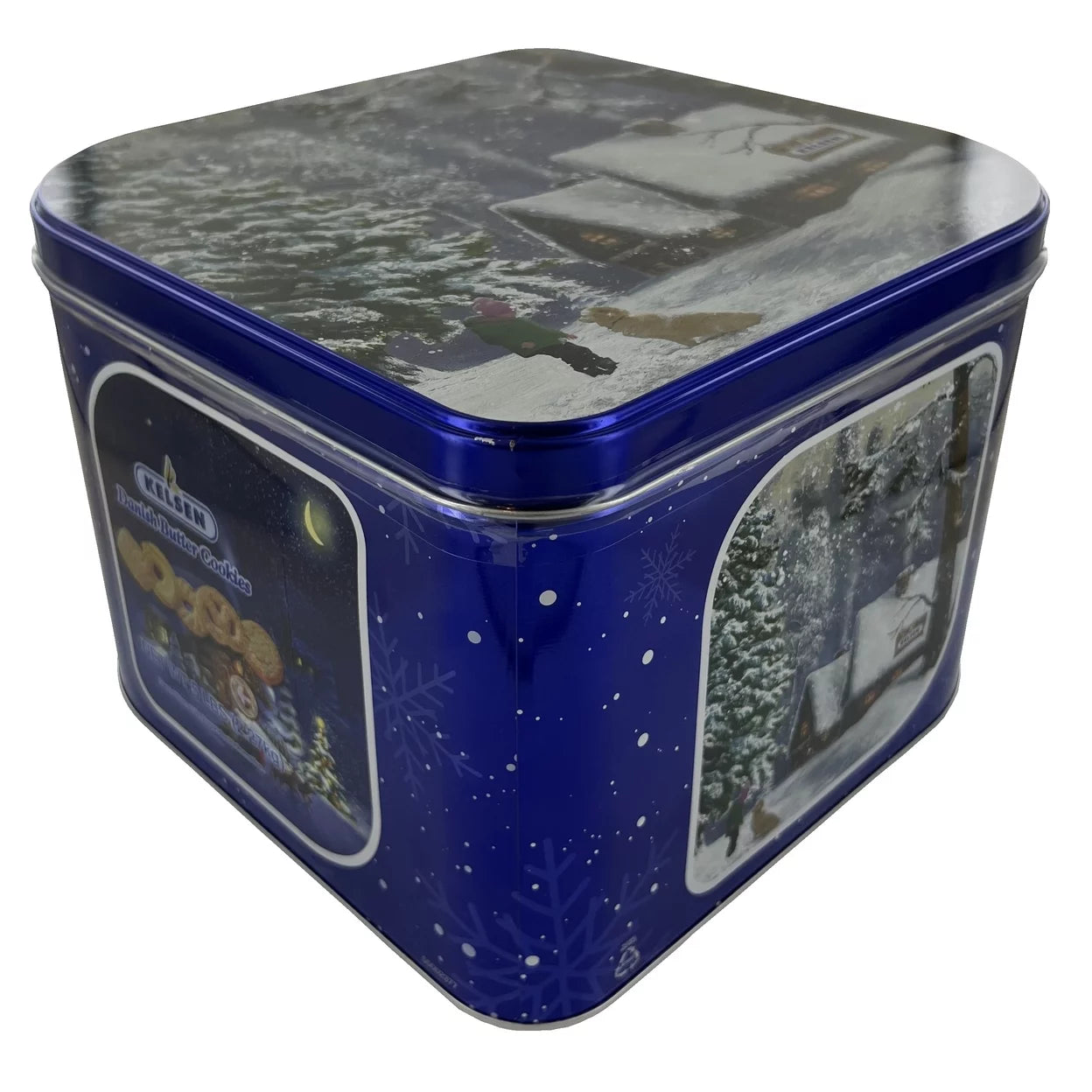 Kelsen Danish Butter Cookies in Decorative Holiday Tin, 80 Ounce E2571
