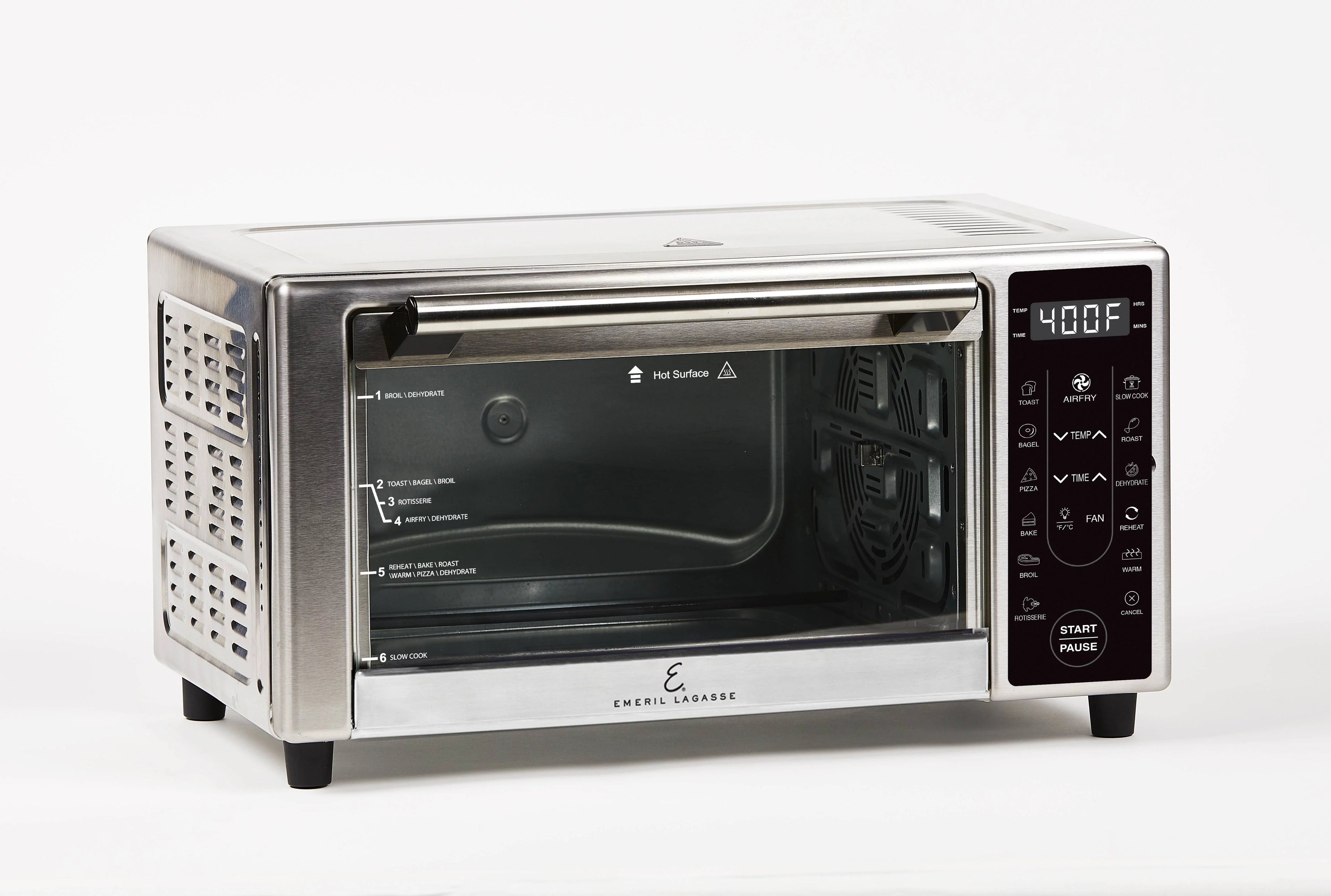 Emeril Lagasse Power AirFryer 360 Plus Toaster Oven, Stainless Steel R1960