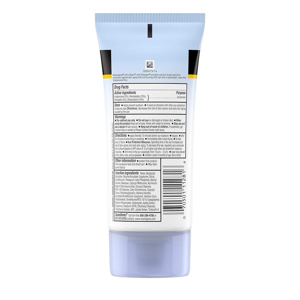 Neutrogena Ultra Sheer Dry-Touch Sunscreen Lotion SPF 70, 5 fl. oz H662966