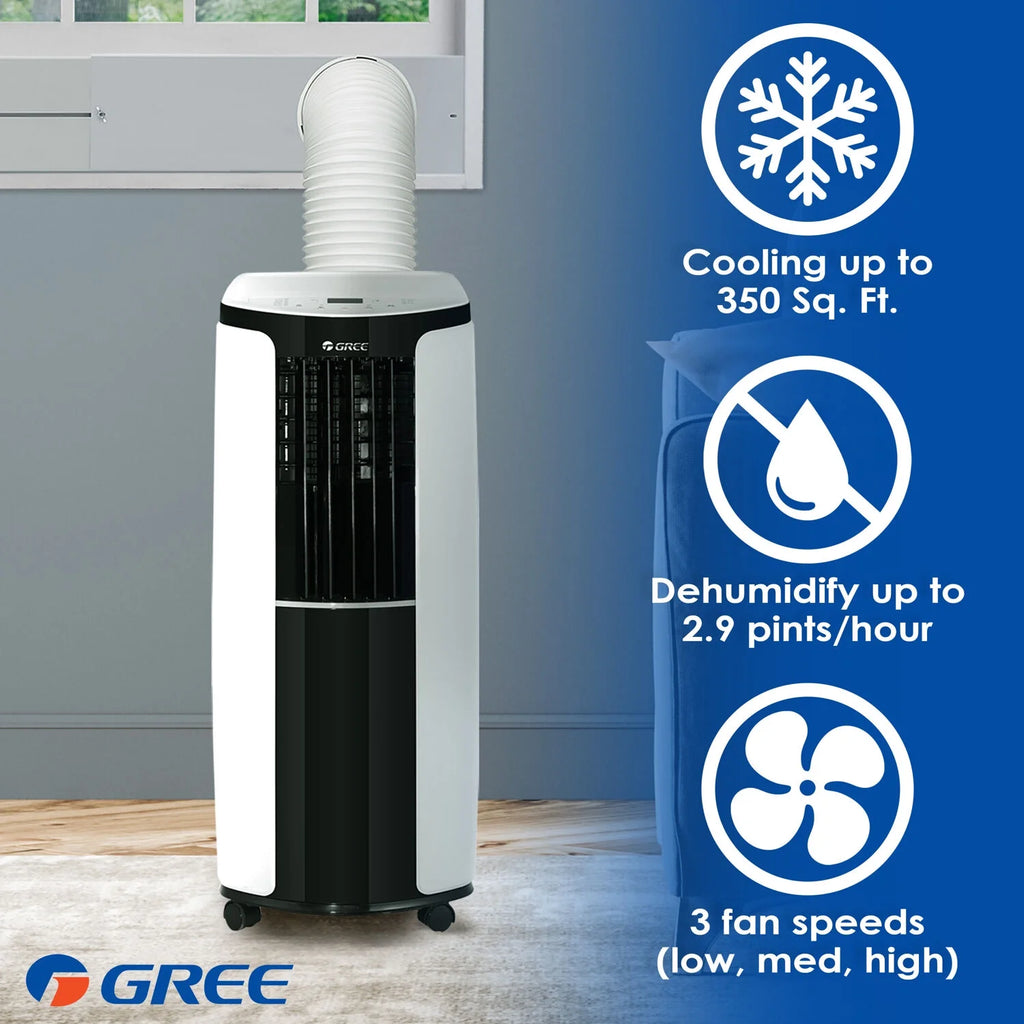 Gree 6,000 BTU Portable Air Conditioner with Remote, up to 350 Sq Ft P83088
