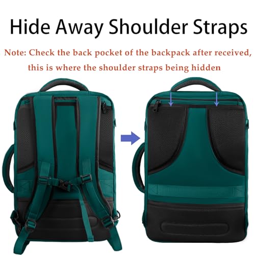 MATEIN Travel Backpack 27L Lightweight Expandable Waterproof Black G845