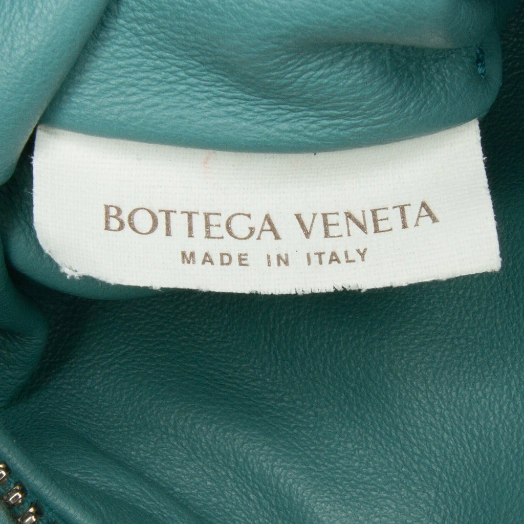 Bottega Veneta Mini Intrecciato Jodie Calf Leather Blue Handbag D874