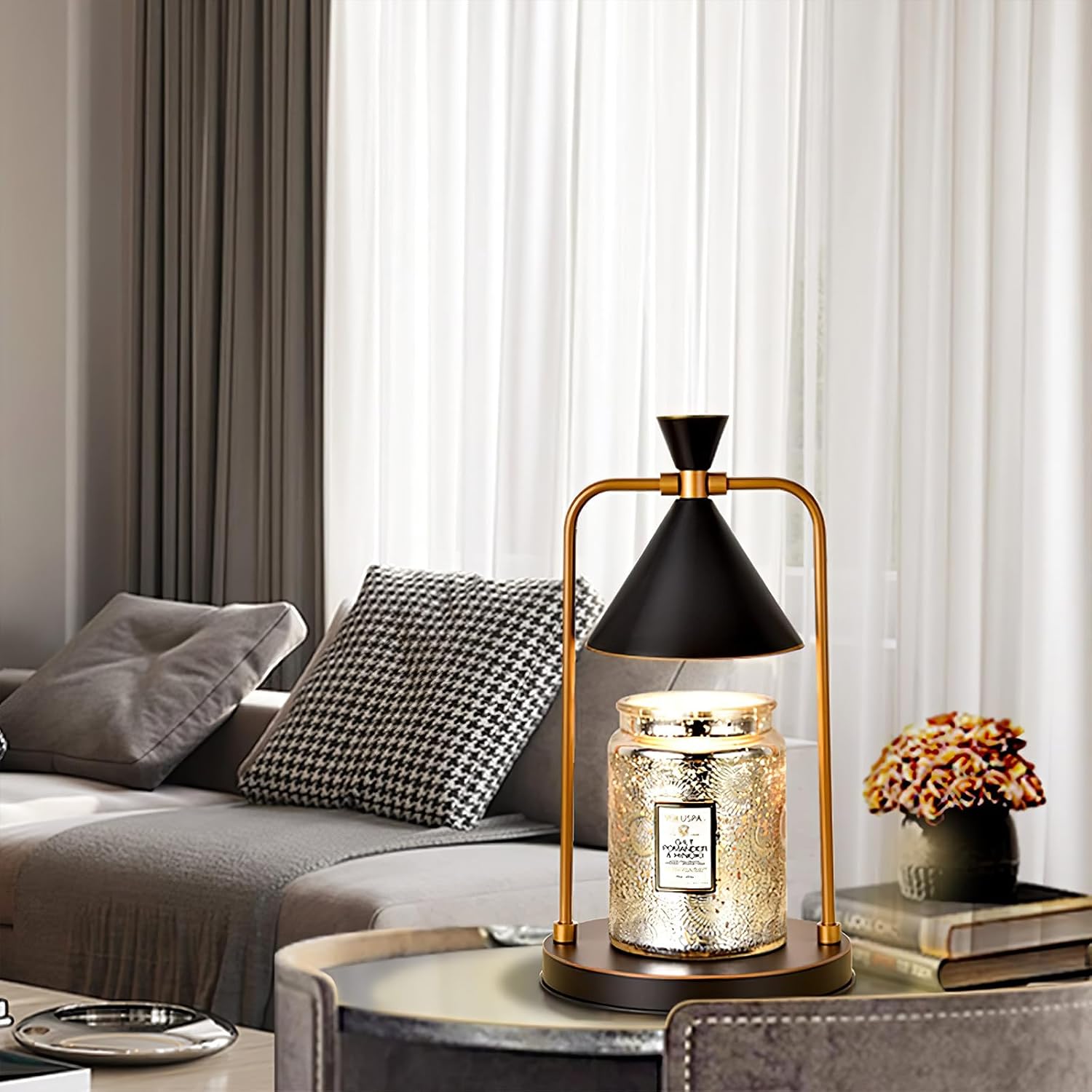 POWSTRO K Candle Warmer Lamp with Timer, 2 Bulbs Included M569