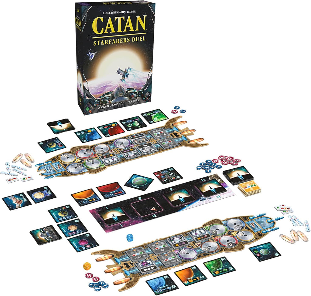CATAN Starfarers Duel Board Game - 2-Player Strategy Game for Kids and Adults, Ages 12+ M806