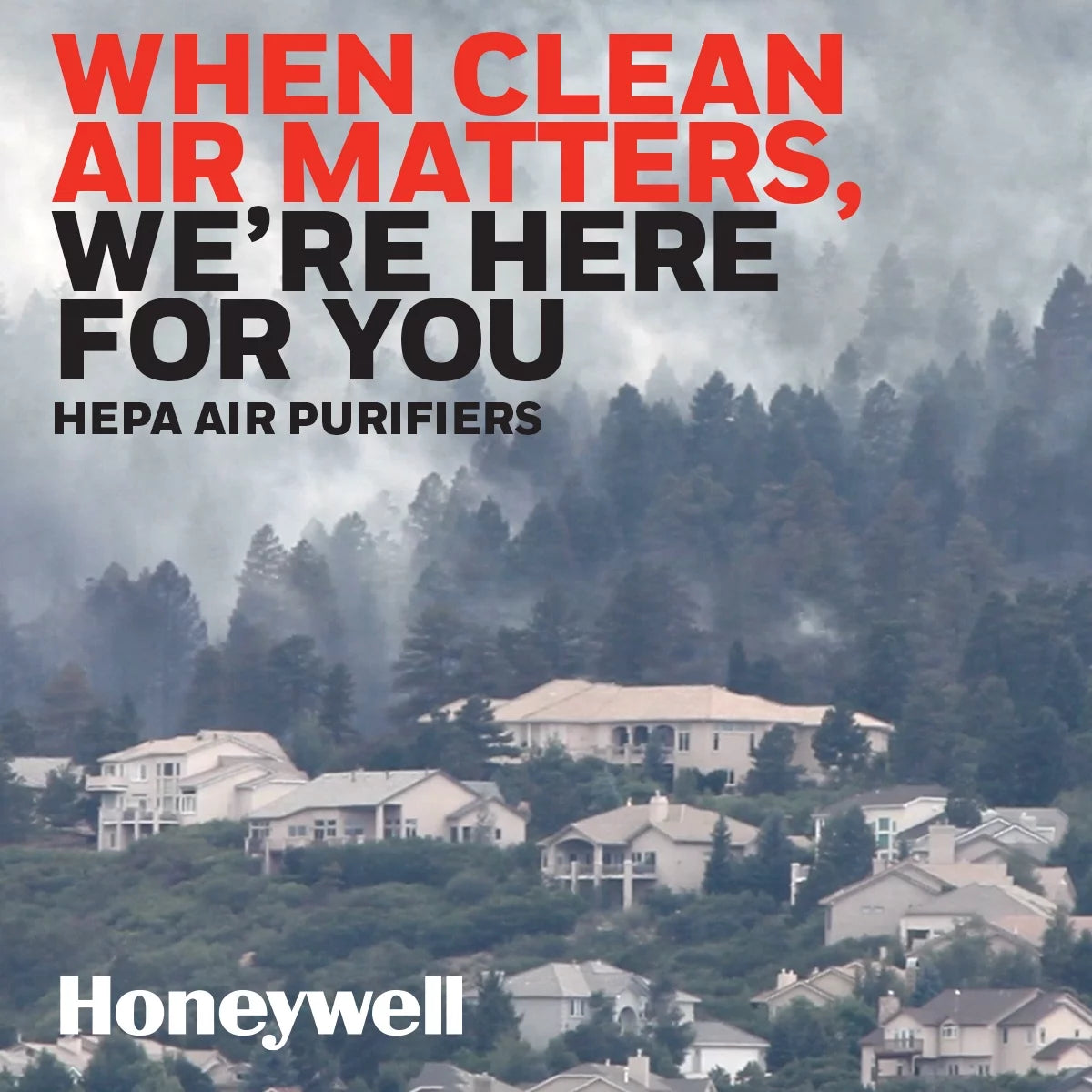 Honeywell Air Purifier HP5100B, HEPA Filter for Allergens, Smoke, Pollen, Dust Q504833