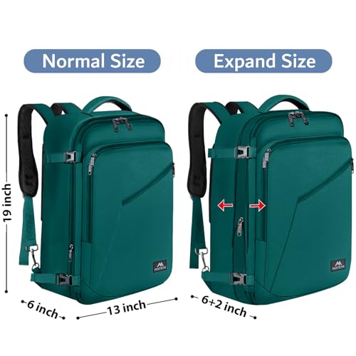 MATEIN Travel Backpack 27L Lightweight Expandable Waterproof Black G845
