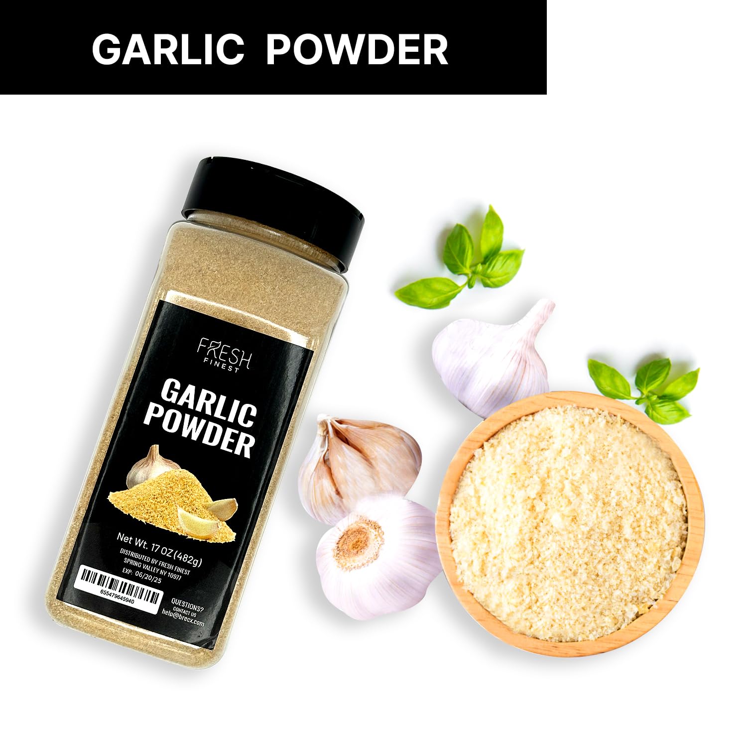 Fresh Finest Premium Garlic Powder 16oz (2 Pack) T59746