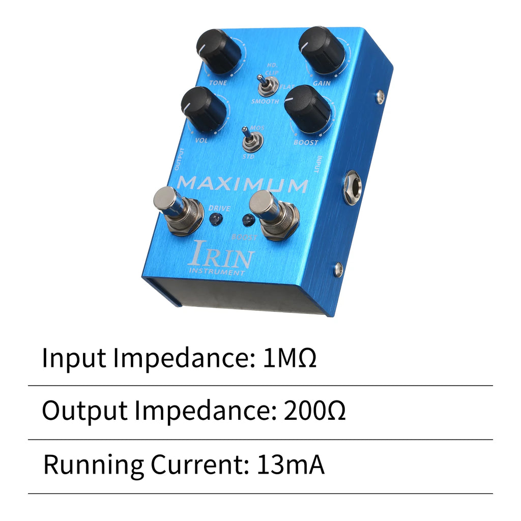 OWSOO Overdrive Guitar Effect Pedal with Toggle Mode Switch W978