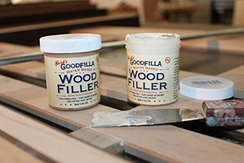 Water-Based Wood & Grain Filler - Neutral Base - 1 Quart by Goodfilla B198625