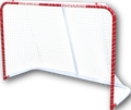 Warrior 72" Metal Street Hockey Net with 1.5" Tubing and Push Button Connectors - 72" x 48" x 29"