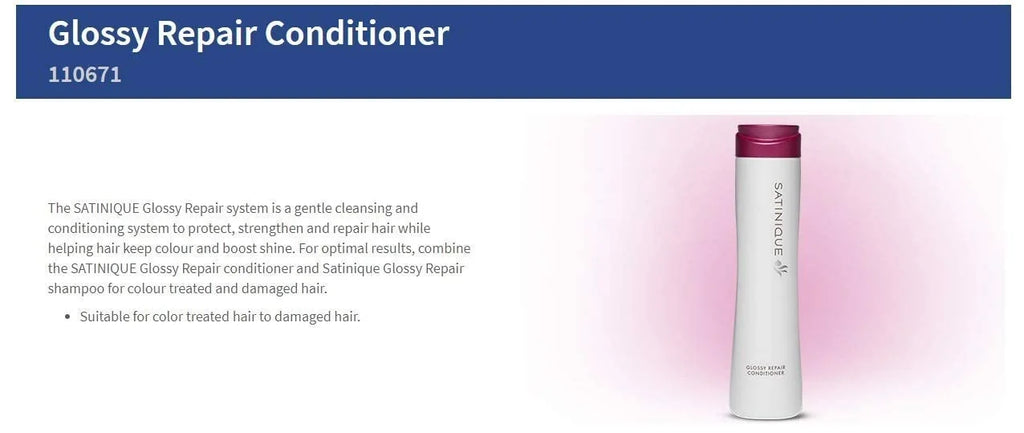 Amway Satinique Anti-Hairfall Shampoo & Conditioner 280ml H6052