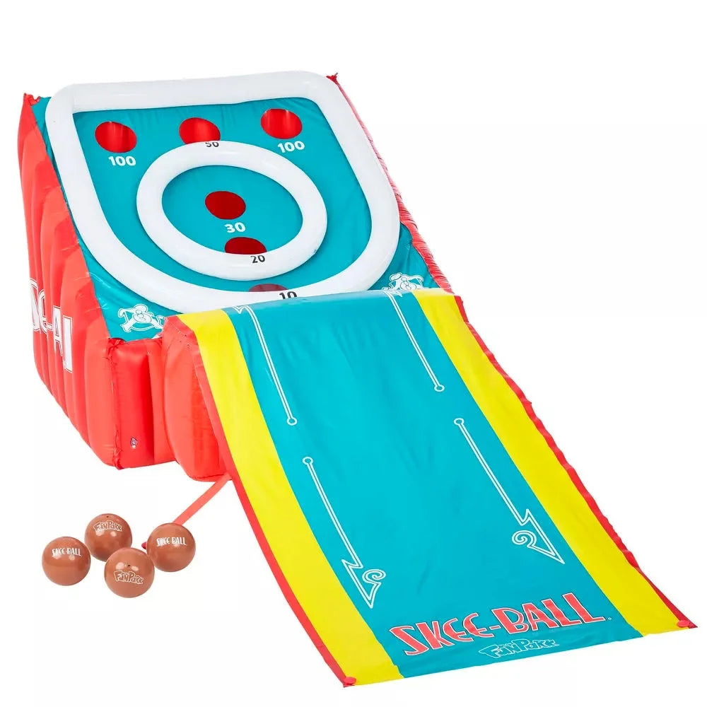 Giant Inflatable Skee Ball Game for Kids and Adults, Includes 4 Balls P897