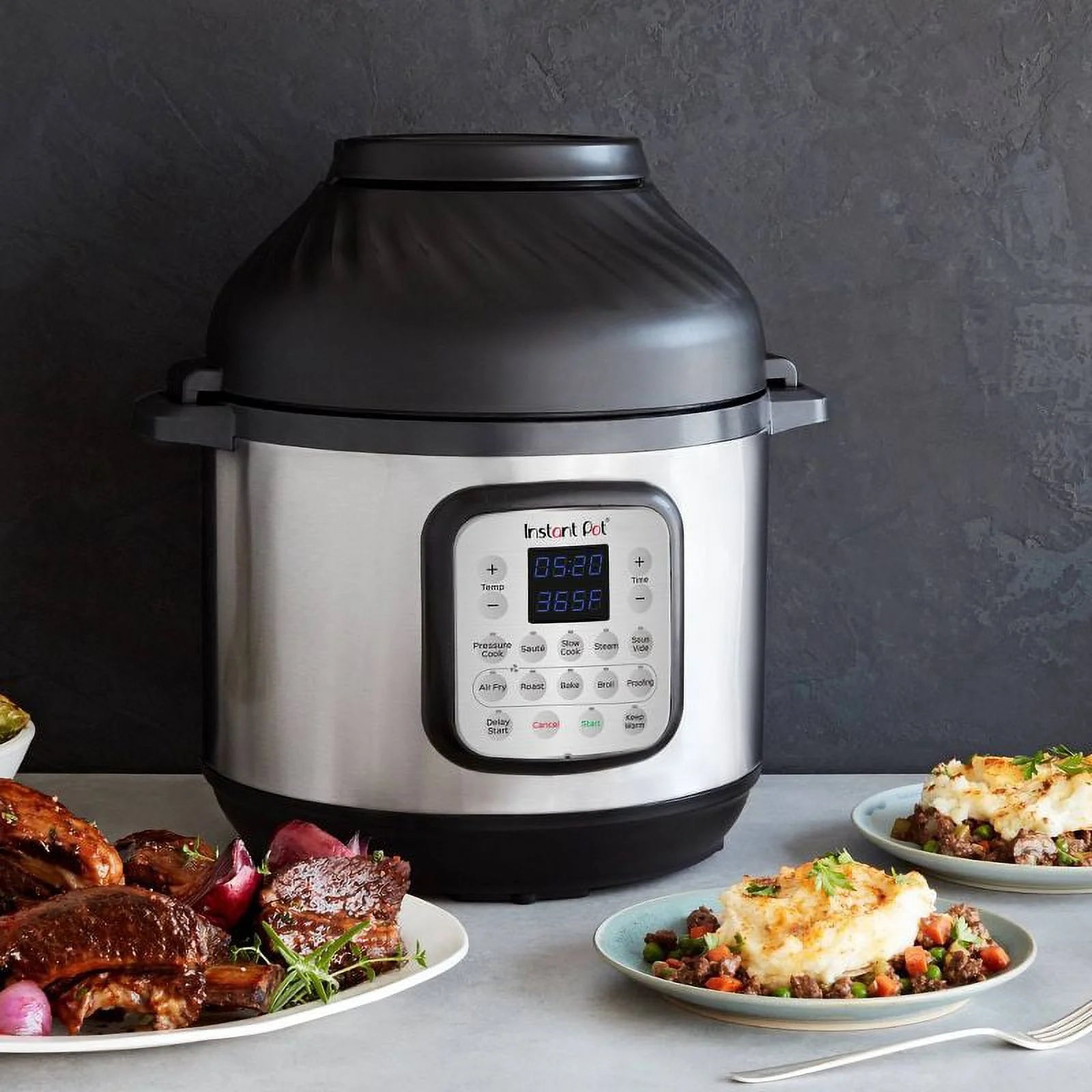 Instant Pot Duo Crisp 6qt 11-in-1 Pressure Cooker with Air Fryer Lid E715