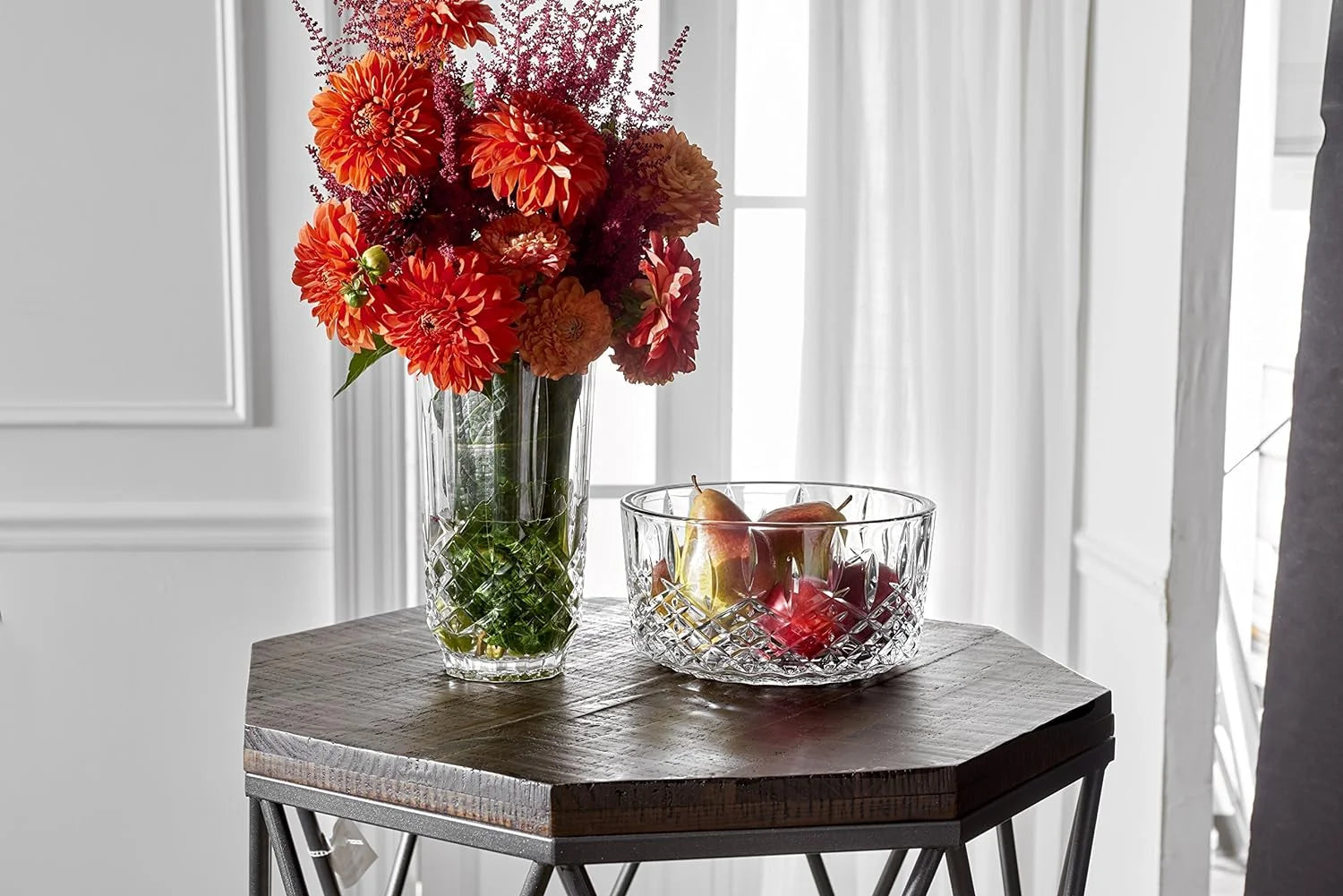 Marquis by Waterford Markham Classic Cut Crystal Bowl 9 inches J331