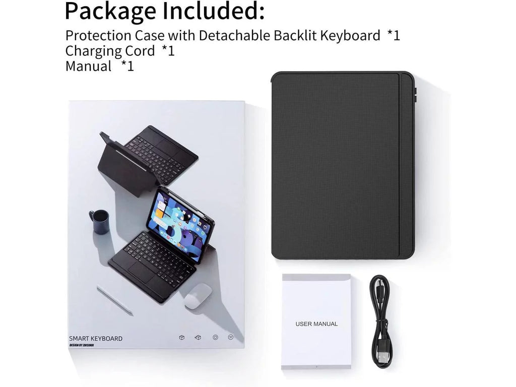 Magnetic Keyboard Case for iPad Pro 11 inch & iPad Air 10.9 with Trackpad L932812