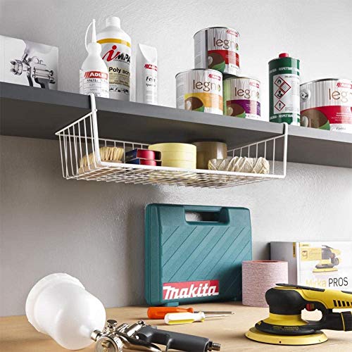Modern Home Cabinet Wire Hanging Basket Shelves (15") I708