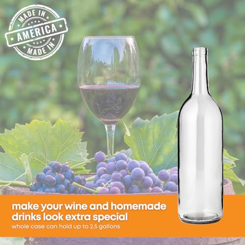 FastRack W5 12 Clear Bordeaux Wine Bottles 750 ml D178771