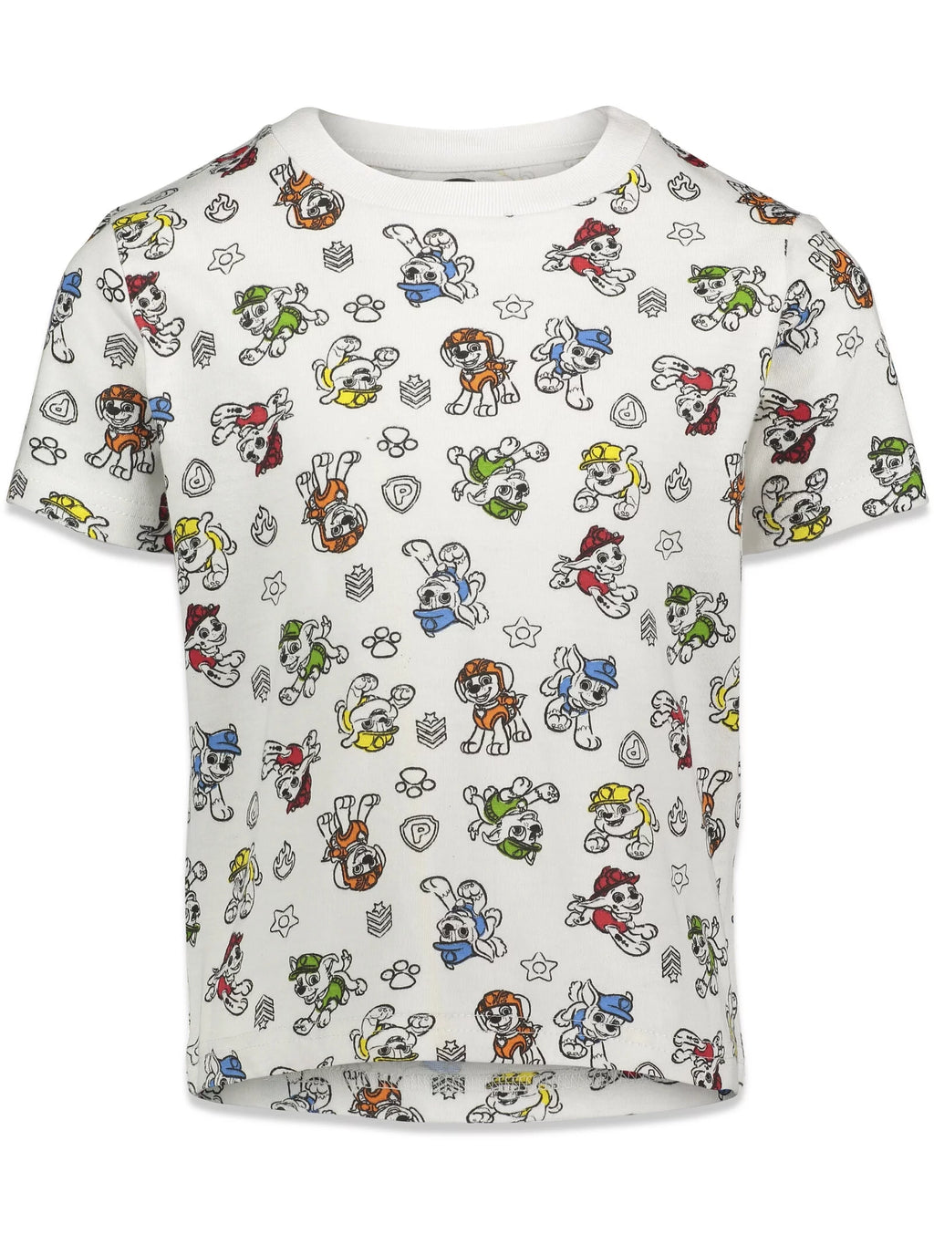 Paw Patrol Chase Marshall Rubble 4 Pack T-Shirts Toddler to Big Kid D576968