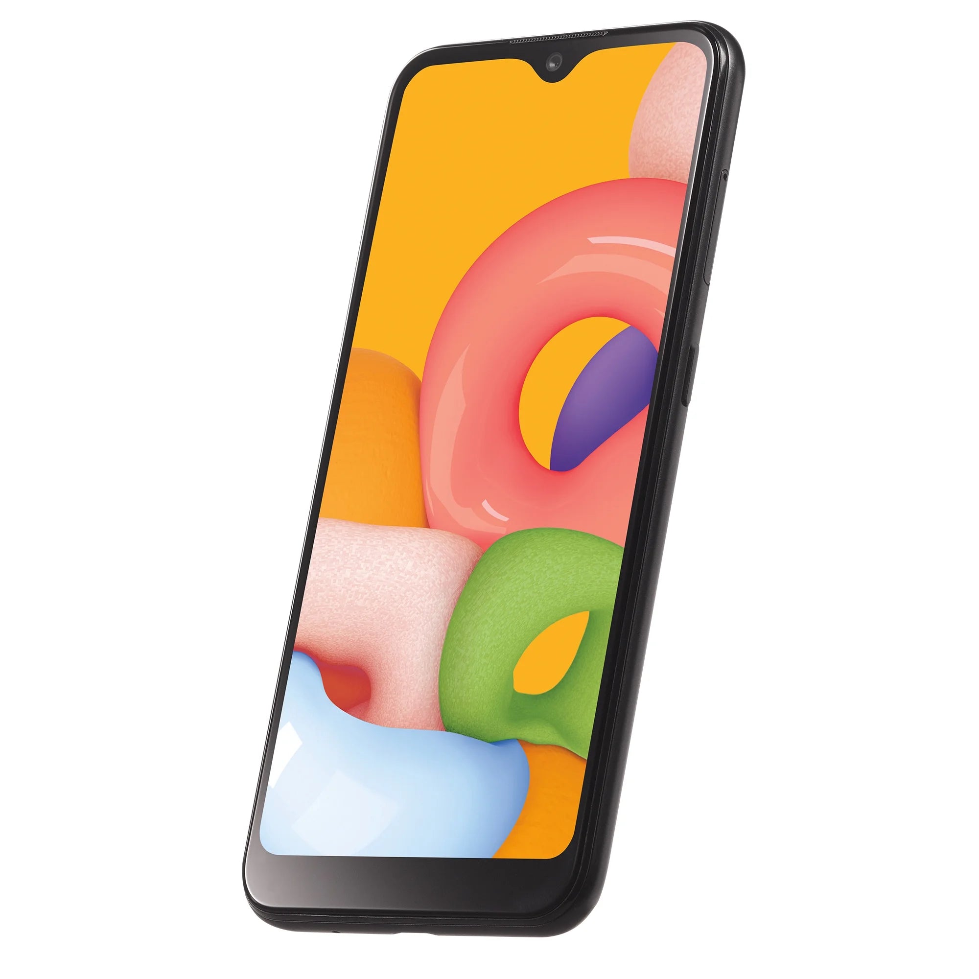 Samsung Galaxy A01 16GB Black Prepaid Smartphone Y3347