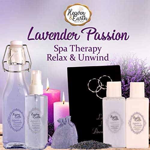 Lavender Pampering Gift Basket for Mom - Spa Bath Gift Set S827109