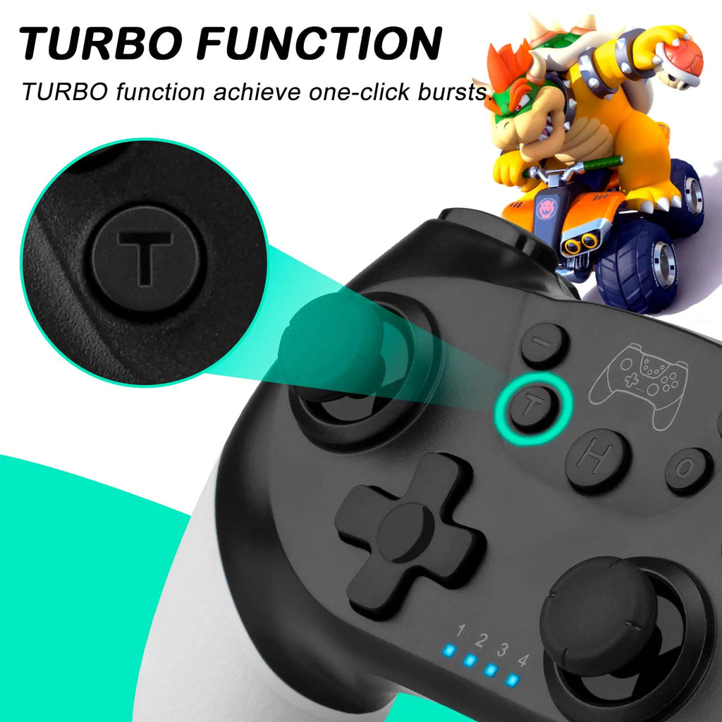 Wireless Controllers for Nintendo Switch/Lite/O with Dual Vibration Z2836
