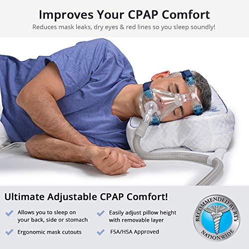 Contour CPAPMax Pillow Cool with White Pillowcase L97571