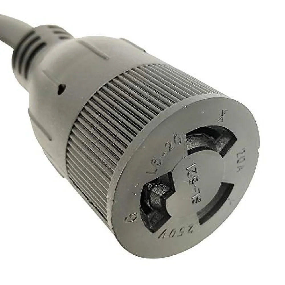 Parkworld 885248A Adapter Cord 5-15P to L6-20R Right Angle Plug O754