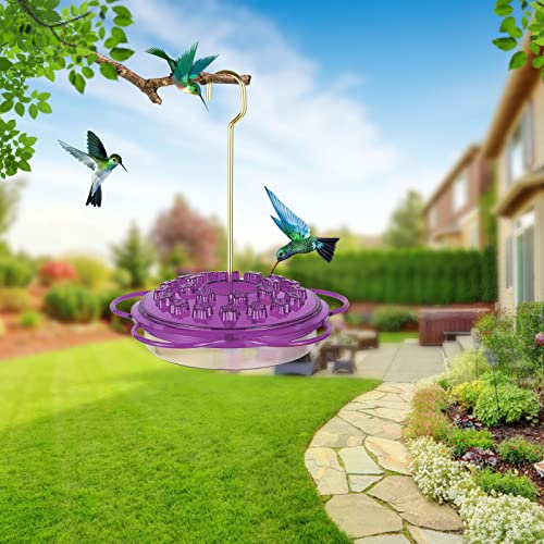 3 Pack Outdoor Hanging Hummingbird Feeders, Leak-Proof, Easy to Clean S31062