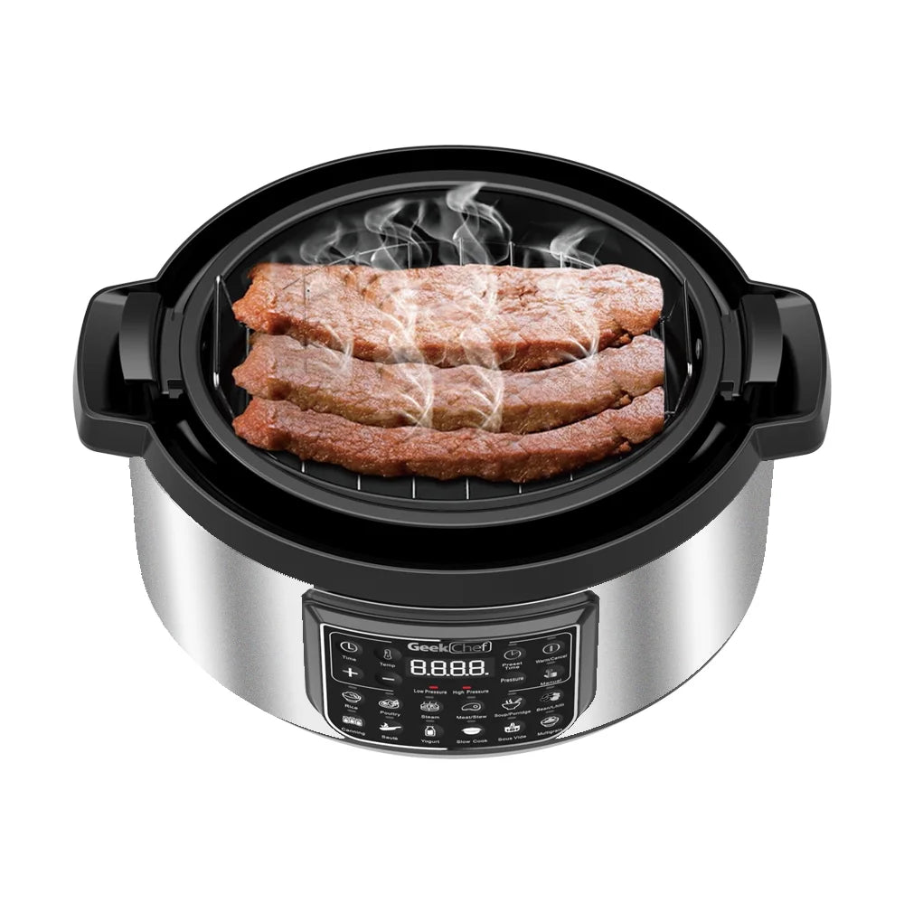 12-In-1 Electric Pressure Cooker, Stainless Steel P67684