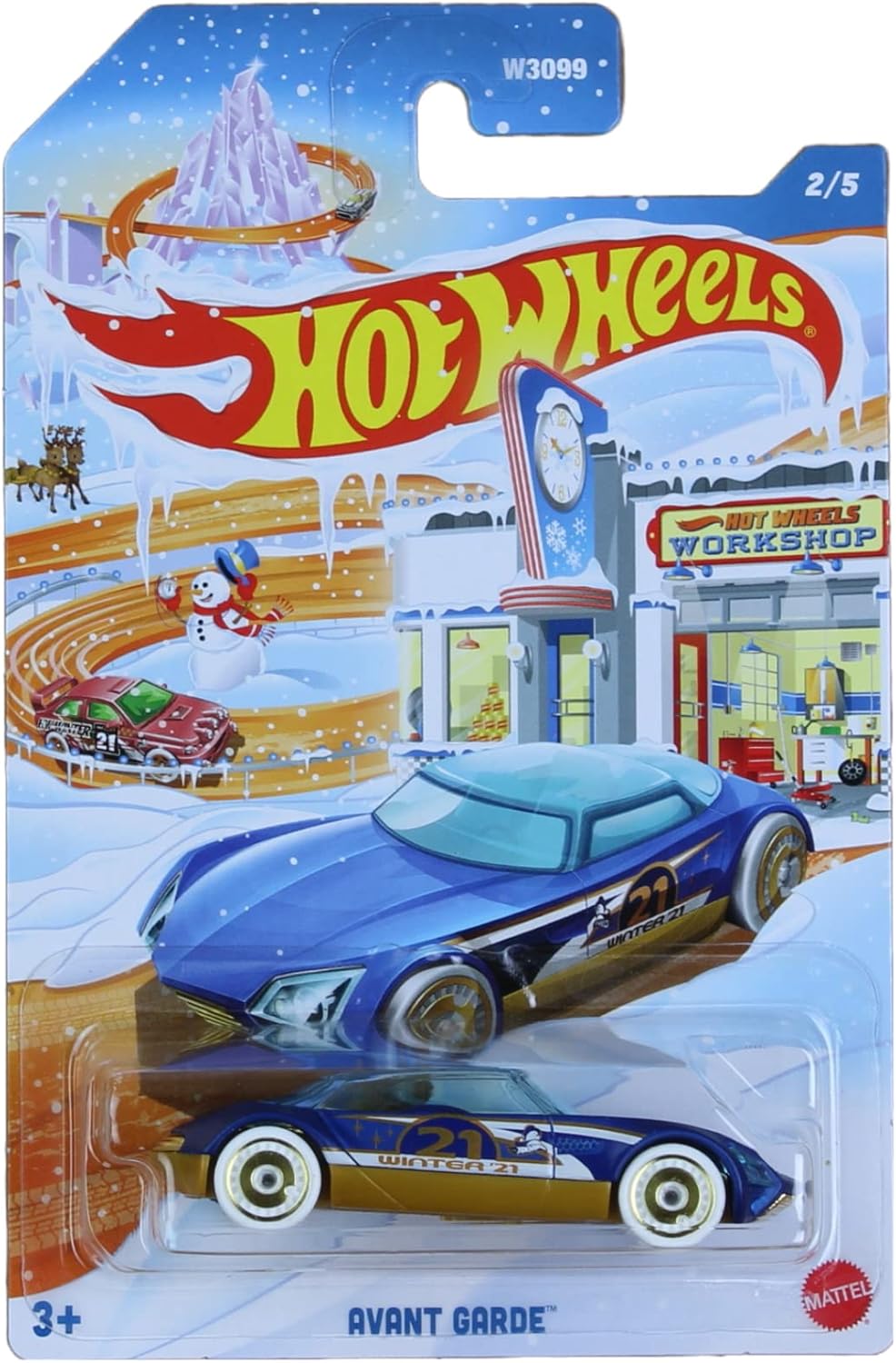 Hot Wheels 2021 Winter Holiday 5-Pack Diecast Vehicles L170875