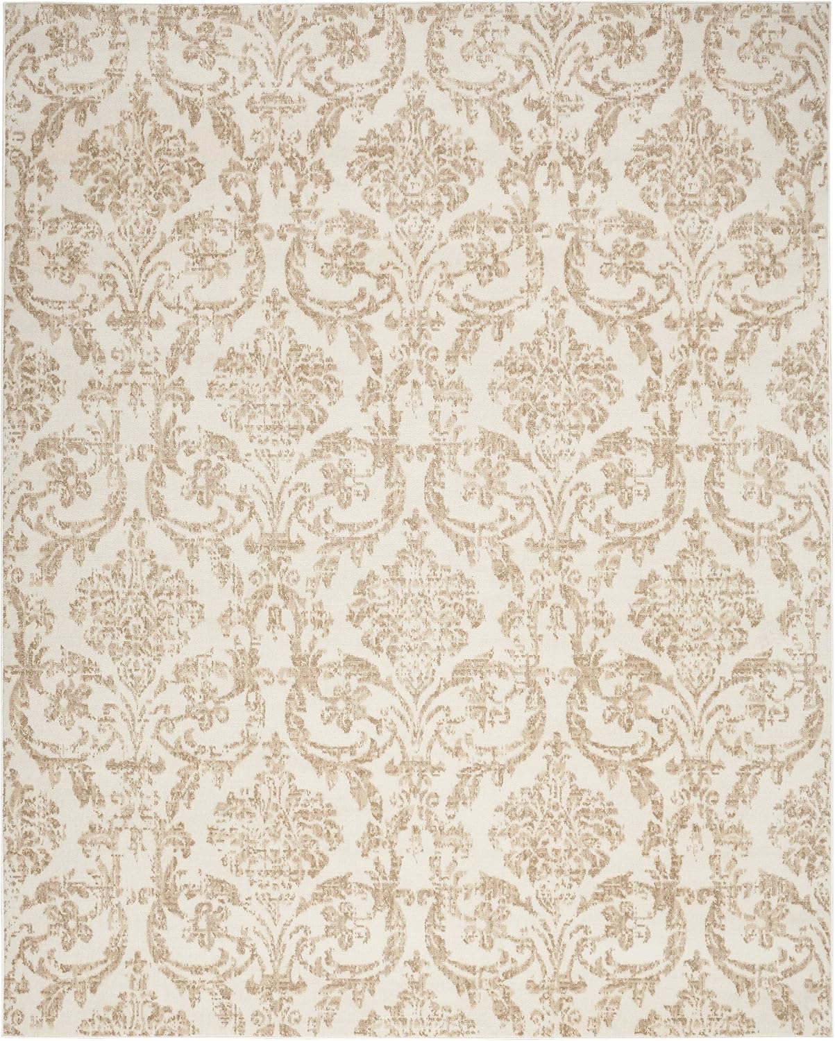 Nourison Jubilant Vintage Ivory Beige 8x10 Area Rug V61041