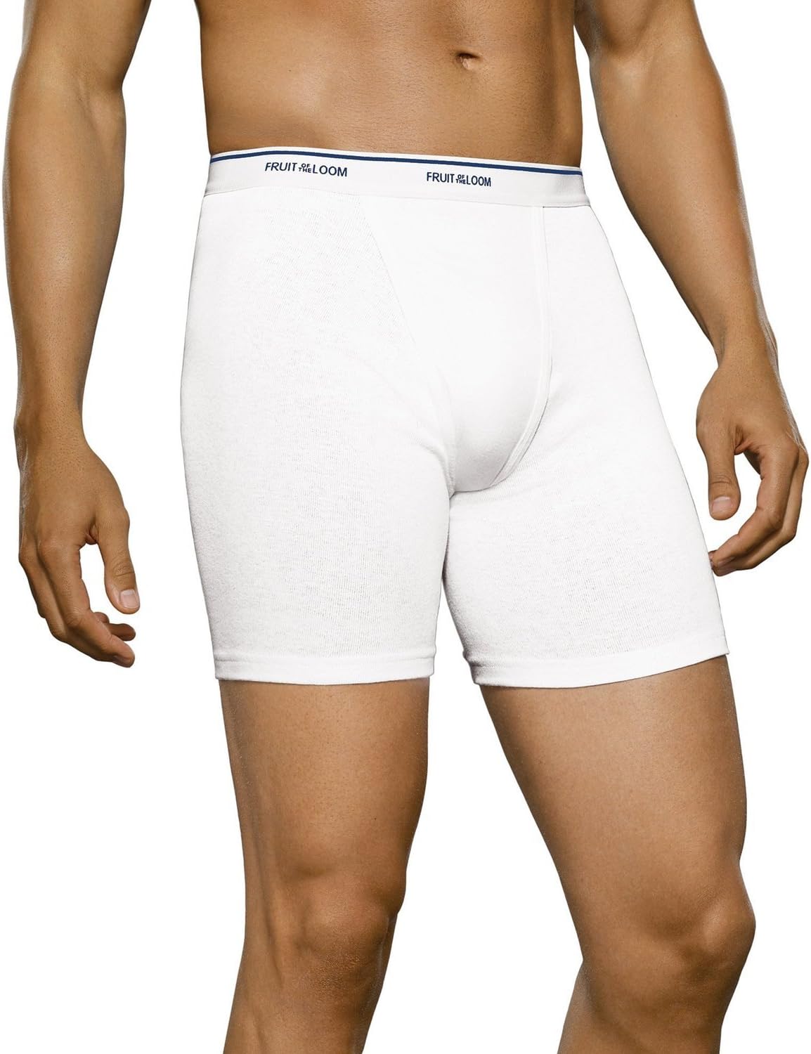 Fruit of the Loom Men's Coolzone White Boxer Briefs 3-Pack T502