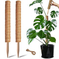 Moss Pole, 2 Pack 17 Inch Monstera Plant Support for Climbing Plants Accessories Indoor, Stackable Moss Poles Plant Support Stakes, Coir Plant Pole Sticks for Potted Plants, Pothos, Philodendron