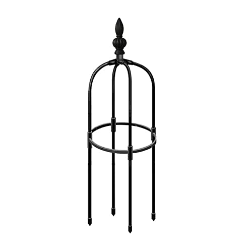 Tower Obelisk Garden Trellis, 3ft Tall Metal Obelisk Plant Support Gardening Climbing Frame for Outdoor Indoor Climbing Plants (1 Pack)