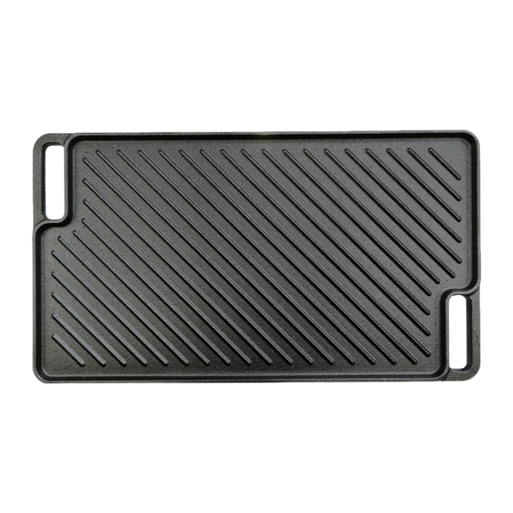 Preseasoned Reversible Griddle Cast Iron Reversible Grill for Stovetop BBQ