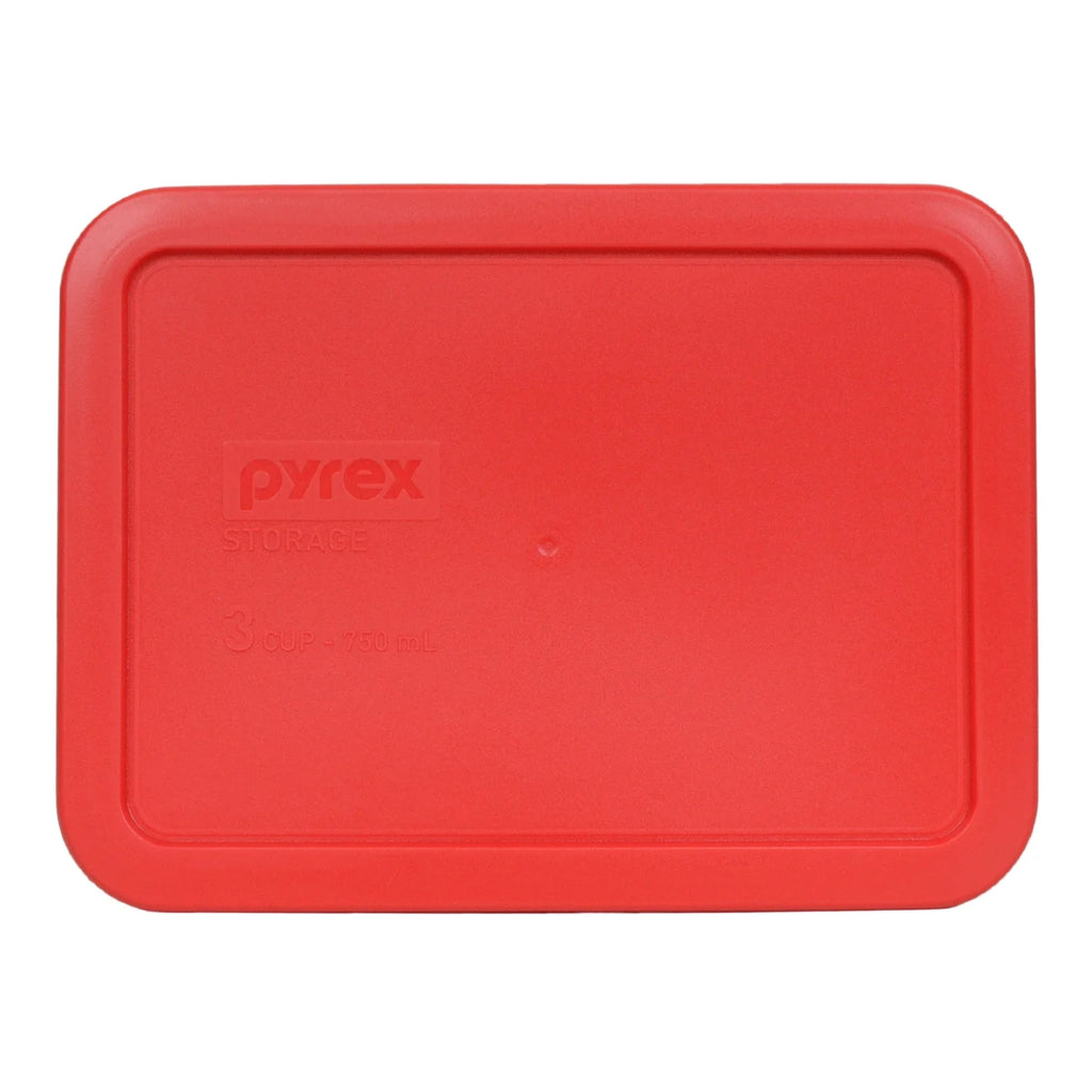 Pyrex Red Replacement Lids for 1, 2, 3, and 4-Cup Containers A2091