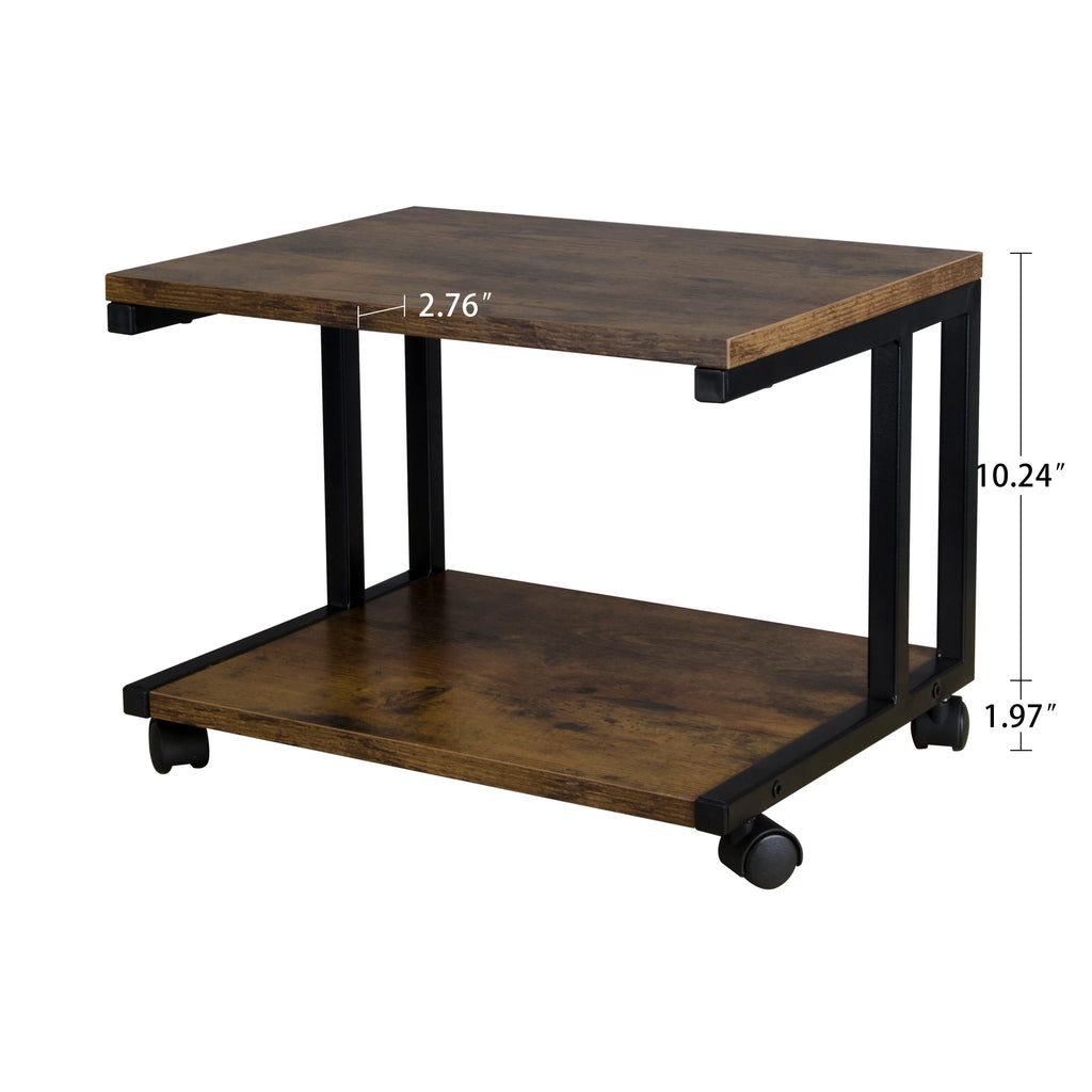 Printer Stand with Wheels and Storage, 2 Pack F7887