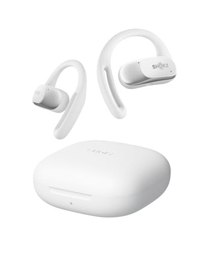 SHOKZ OpenFit Air - Open-Ear Headphones, True Wireless Earbuds, Water Resistant, Secure Earhooks for Daily Use, Black