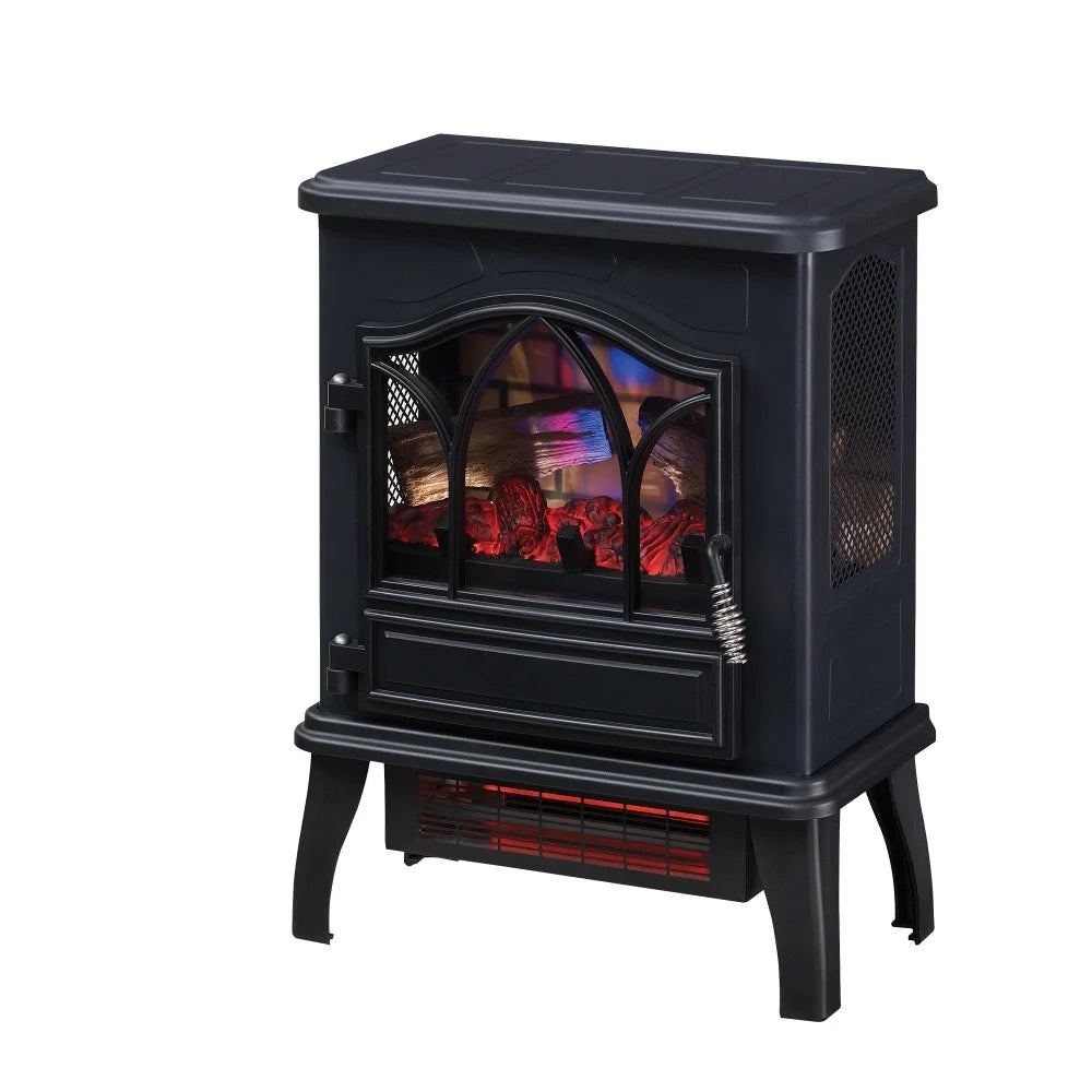 Duraflame 3D Infrared Quartz Electric Fireplace Stove Heater, Black K755